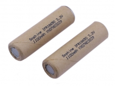 Soshine IFR18650 1100mAh 3.2V Li-ion Rechargeable Battery ( 2-Pack)